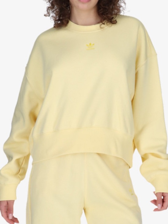 adidas Tops - Adidas Women's Yellow Crewneck Sweatshirt
